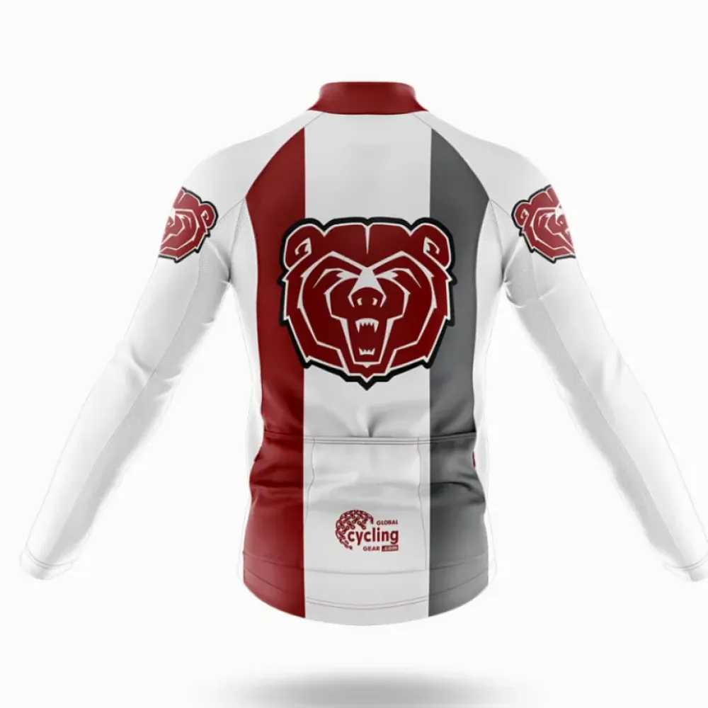 Missouri State University Cycling Kit Full Set Bear Maroon/White/Grey