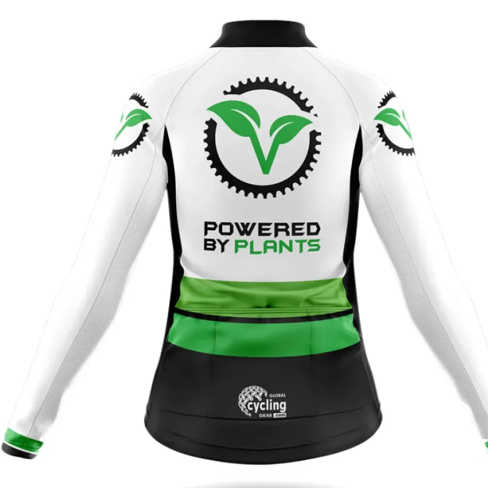 Team Vegan Women's Cycling Kit Black/White/Green