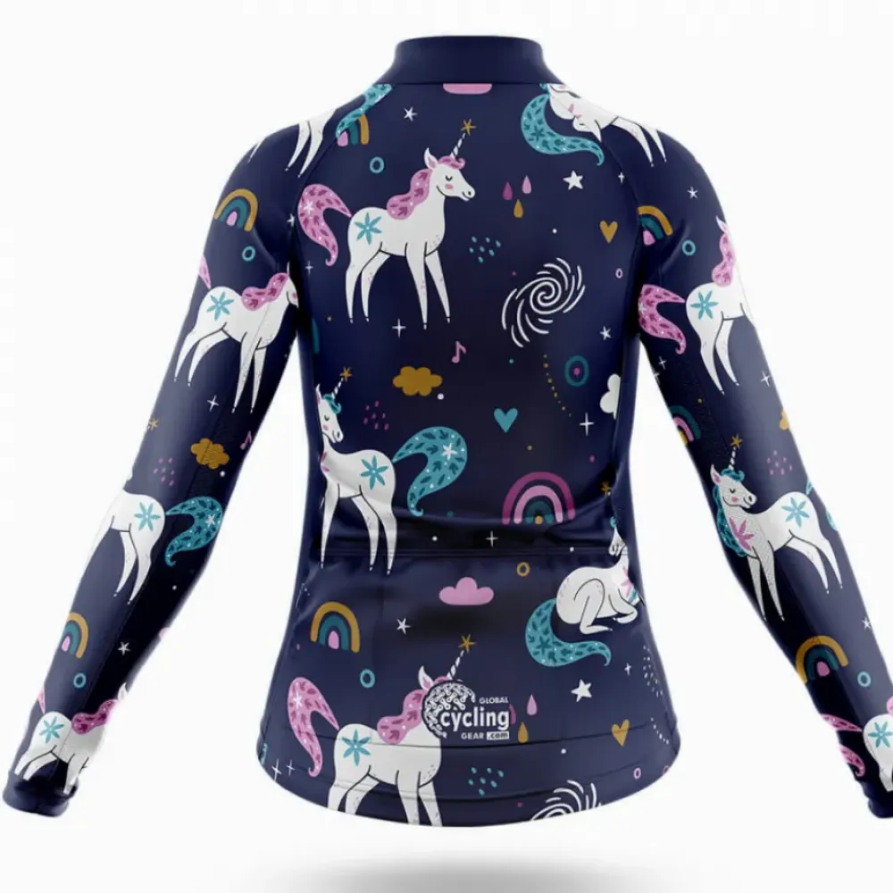 Cycling Kit Unicorn Navy/Purple/White