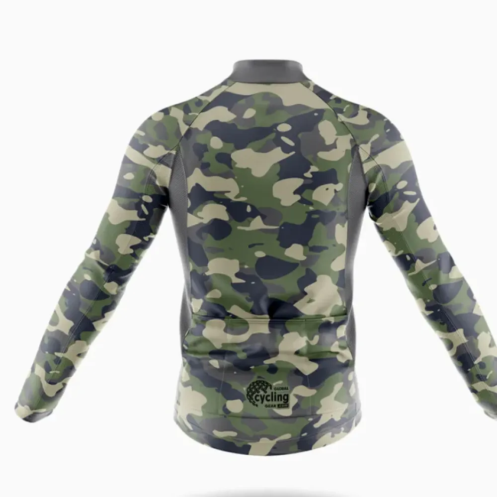 Cycling Bibs Green Camo White/Green/Black