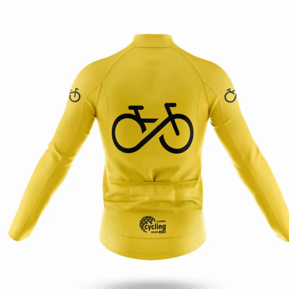 Bike Forever Jersey Yellow/Black/Gold