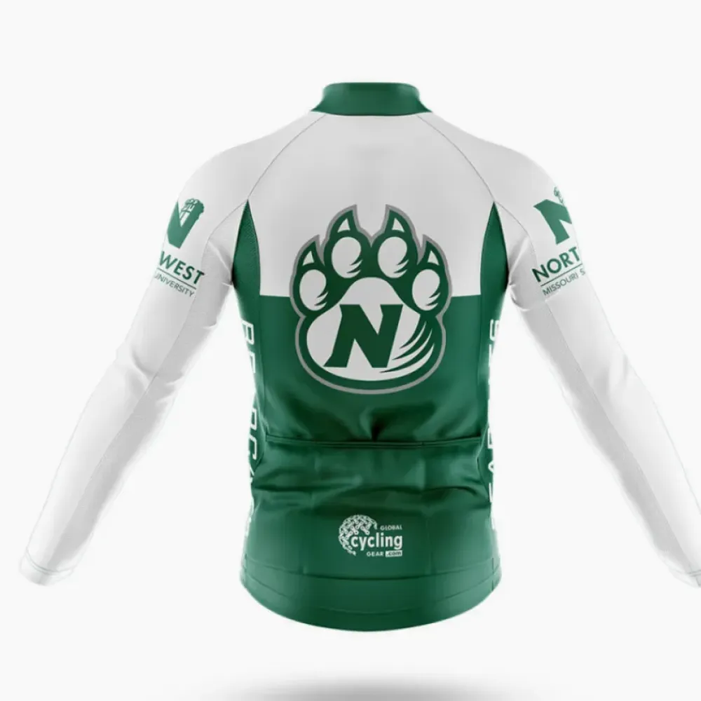 Northwest Missouri State University Cycling Kit Full Set Ver.2 Green/White/Black