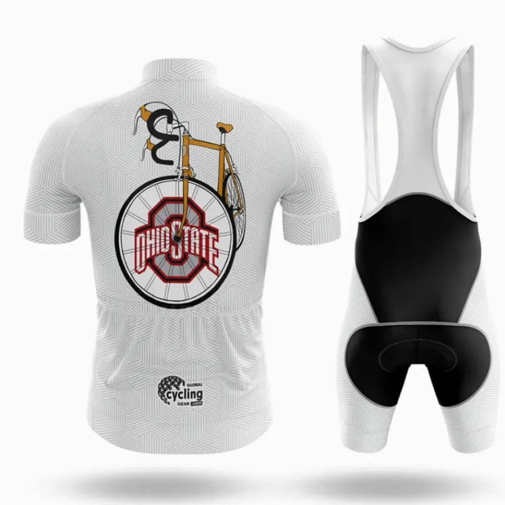 Ohio State Classic Riding Club Jersey White/Grey/Red