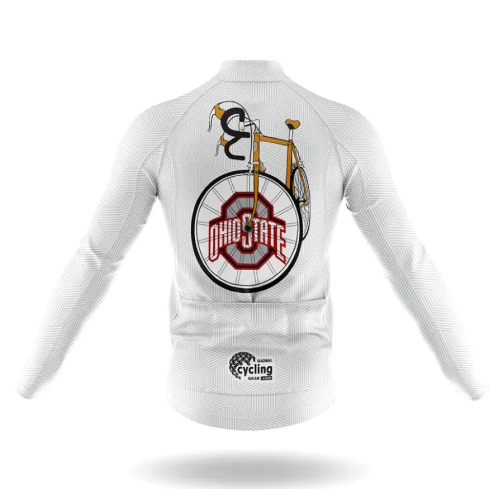 Ohio State Classic Riding Club Jersey White/Grey/Red