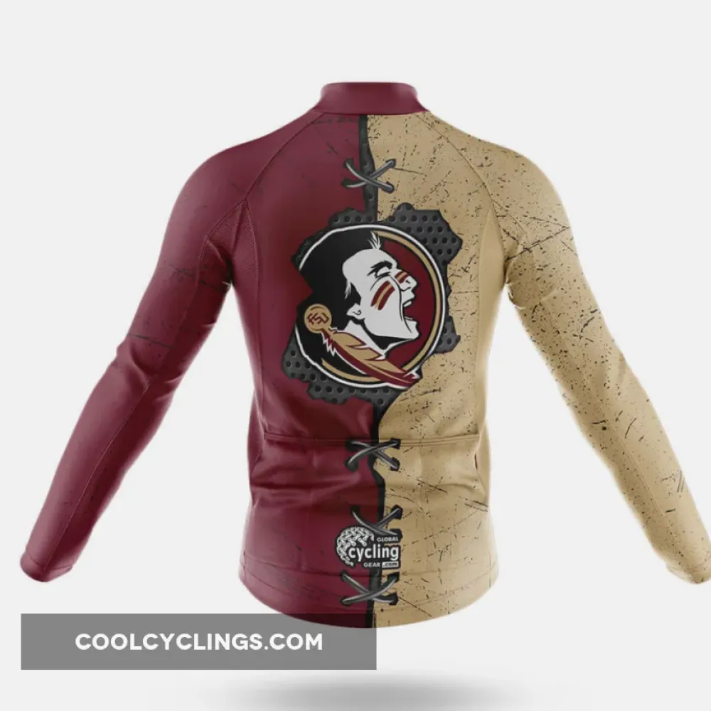 Florida State University Cycling Kit Full Set Maroon/Gold/Black