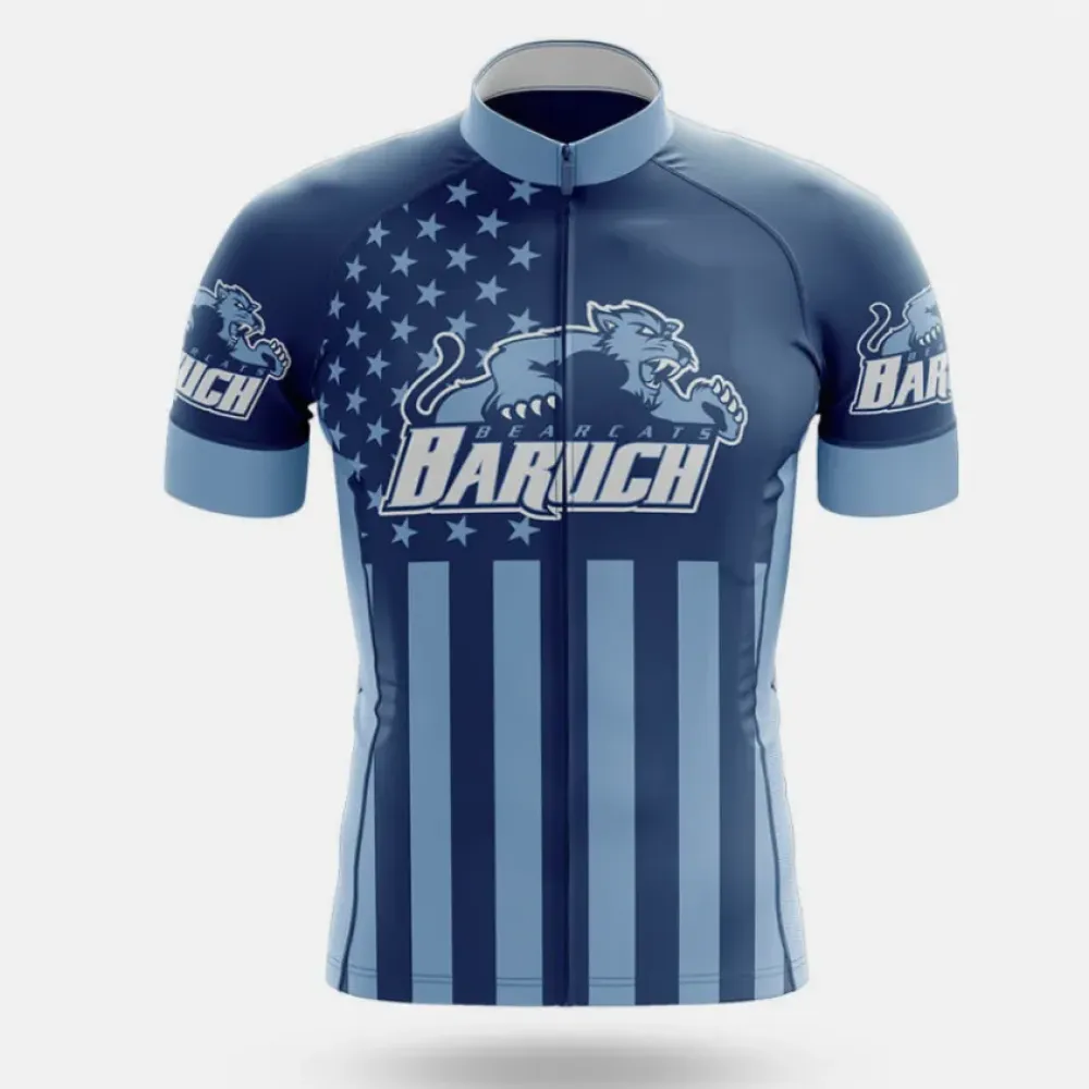 Baruch College USA Cycling Kit Full Set American Flag Navy/Blue/White