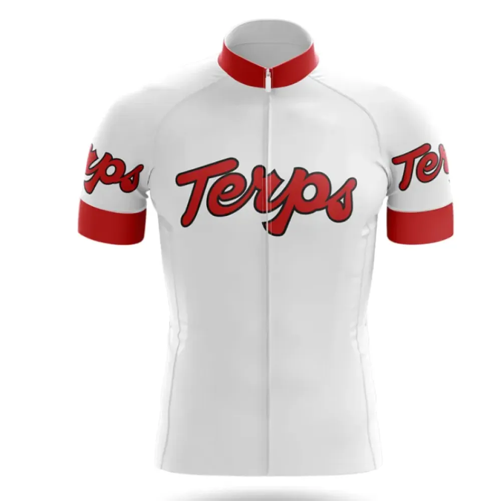 Maryland Terps Cycling Kit Full Set Red/White/Black