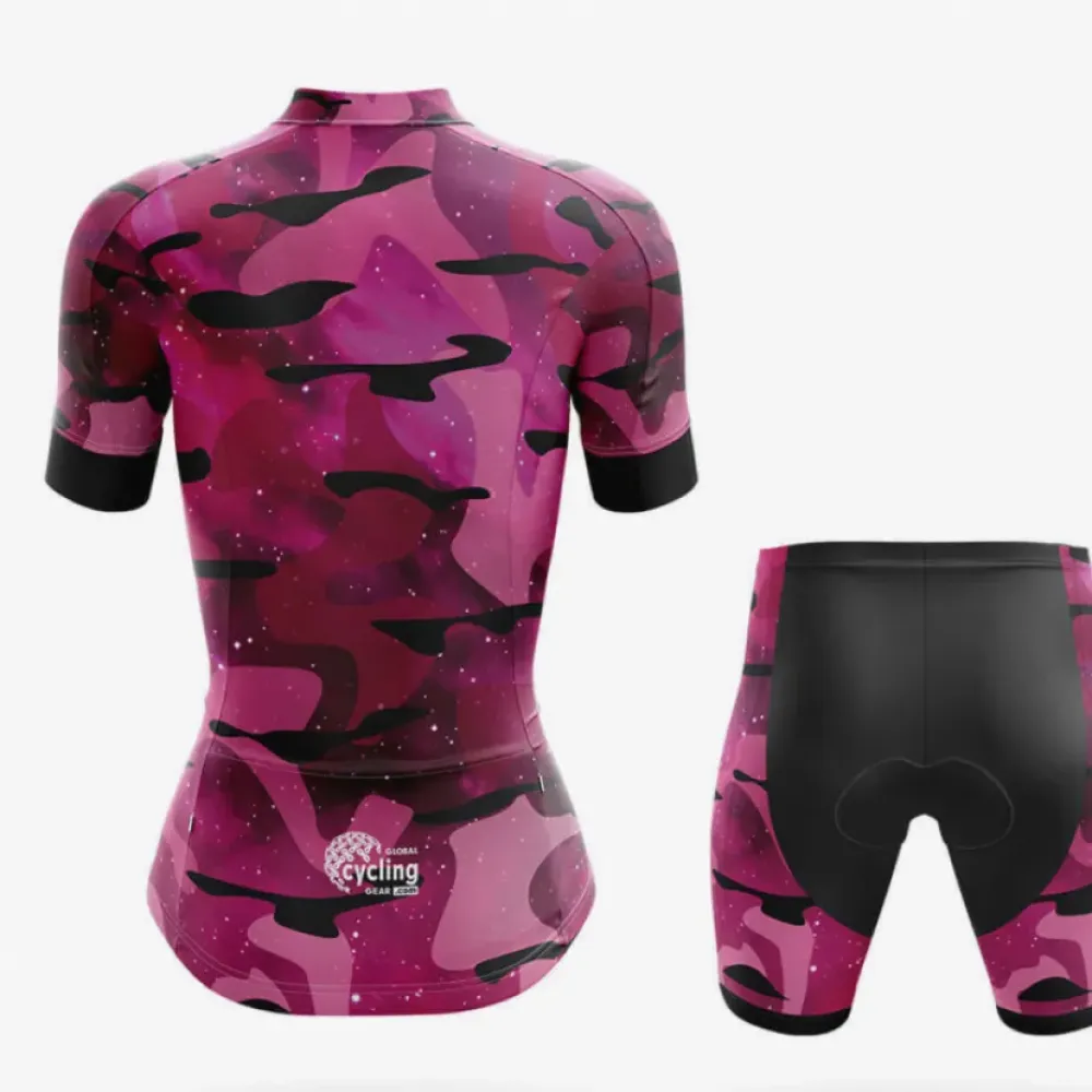 Cycling Shorts Cosmic Camo Pink/Black/Magenta