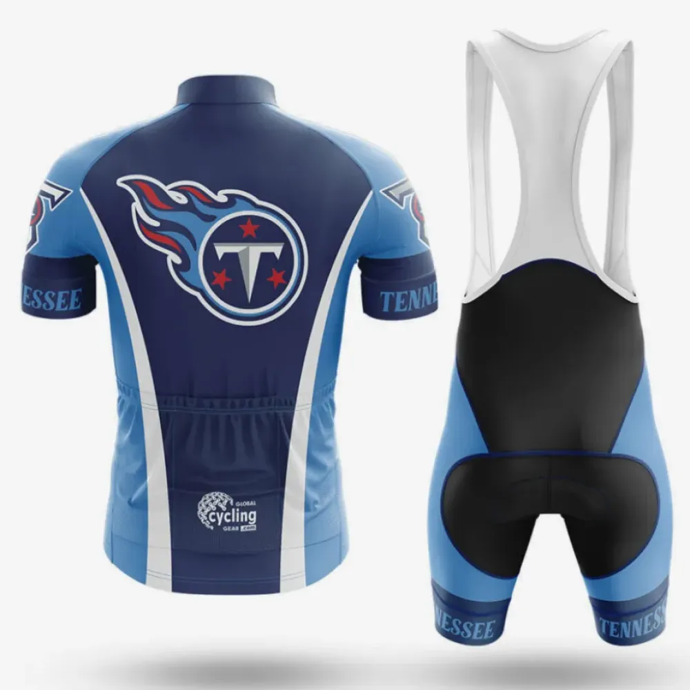 Smash and Dash Cycling Bibs Comfortable Blue/Black/Tennessee