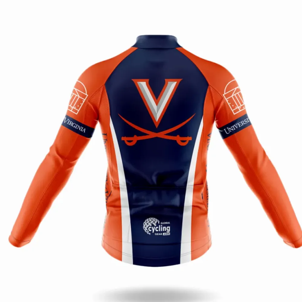 University of Virginia Cycling Kit Full Set Navy/Orange/White