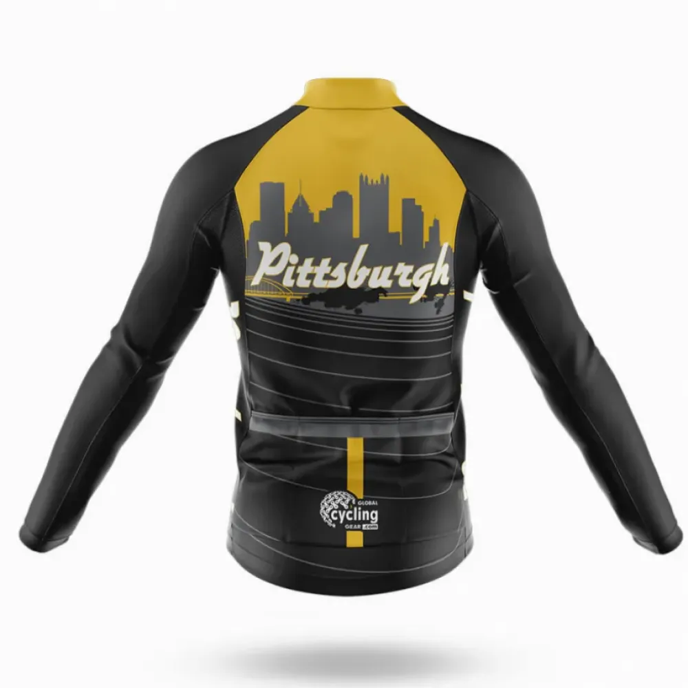 Pittsburgh Long Sleeve Cycling Jersey //