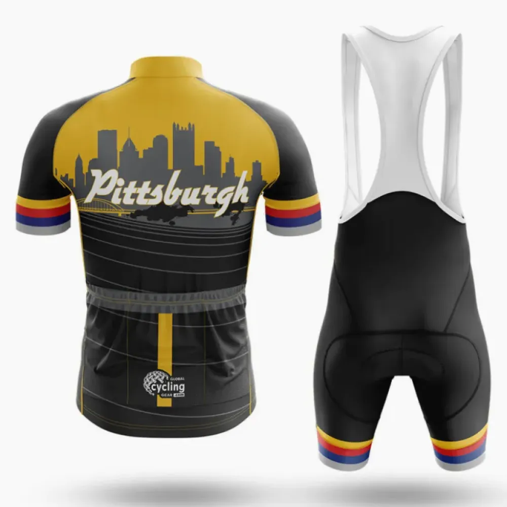 Pittsburgh Long Sleeve Cycling Jersey //