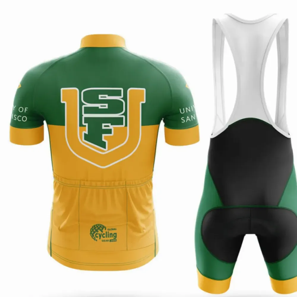 San Francisco Cycling Kit Full Set Green/Yellow/Black