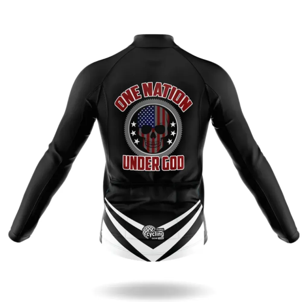 Cycling Kit One Nation Under God Black/White/Red