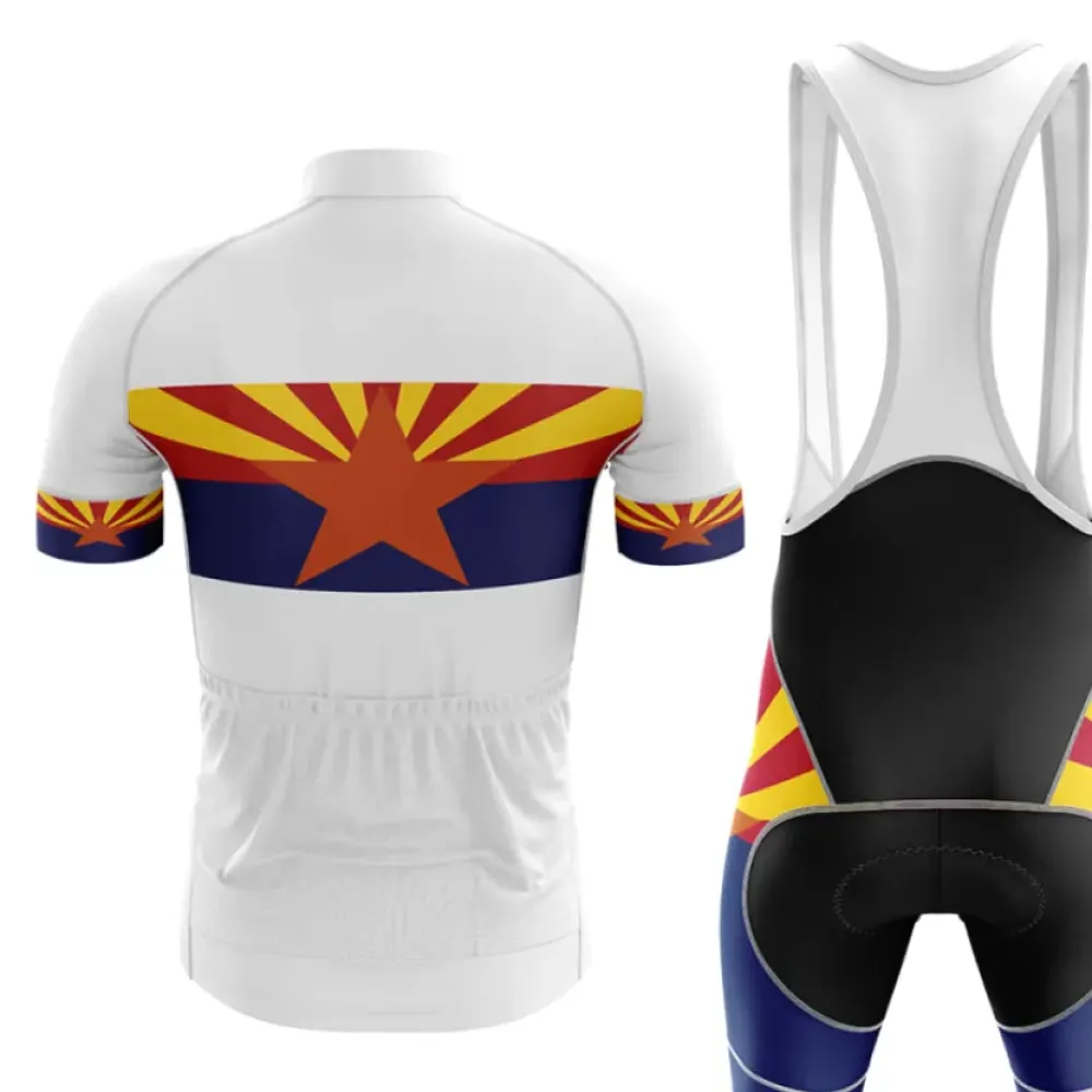 Arizona V4 Cycling Jersey Sunburst White/Red/Yellow