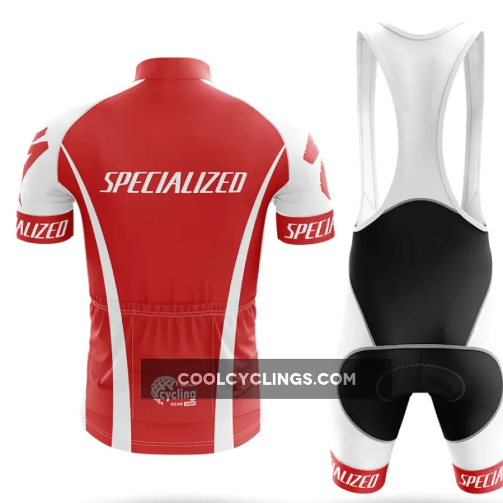 Specialized Cycling Bibs Breathable White/Red/Black