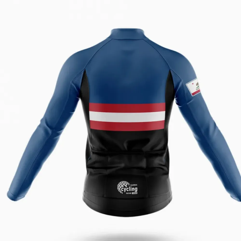 California S26 Cycling Jersey Navy/Red/White