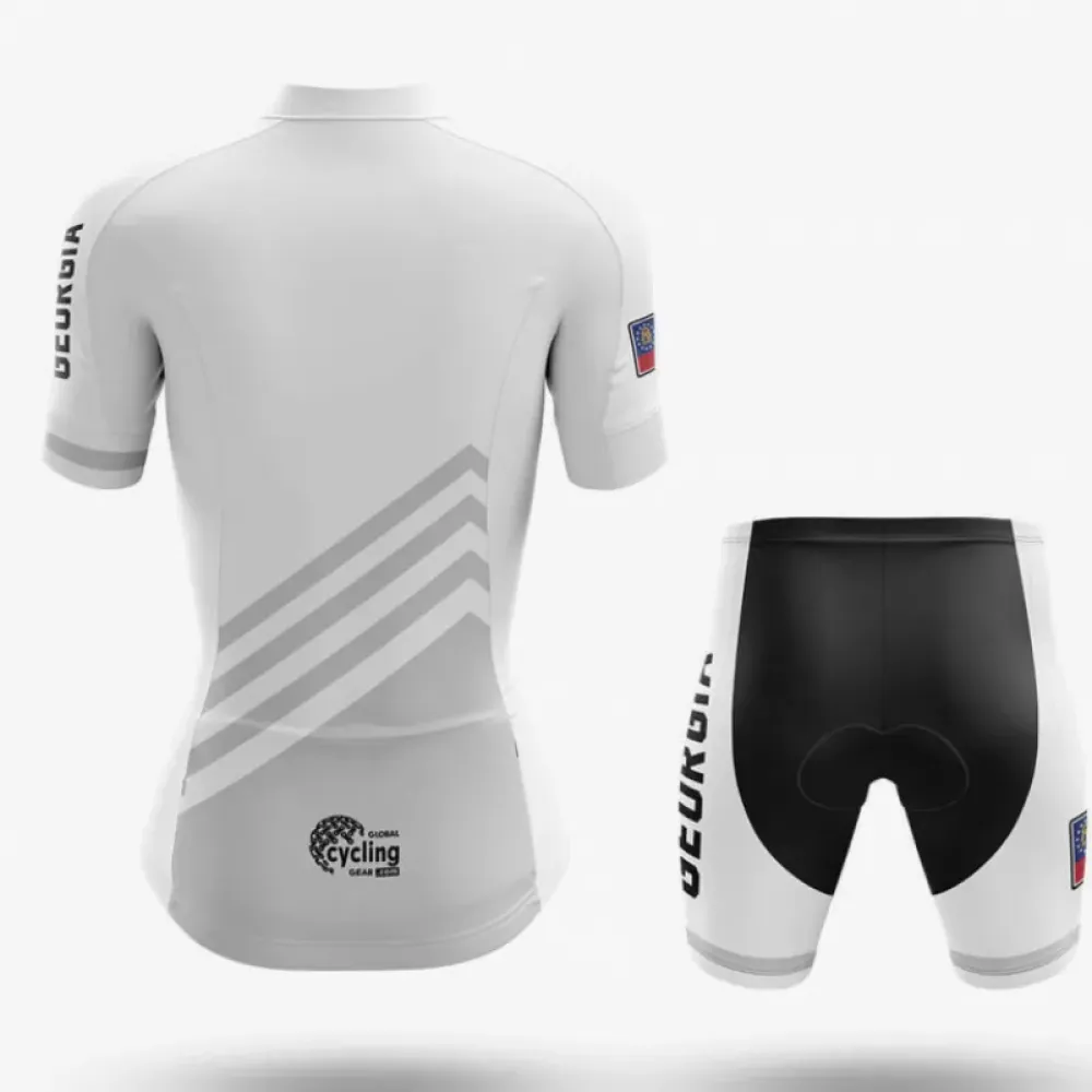 Georgia S4 Women Cycling Kit White/Black/Grey