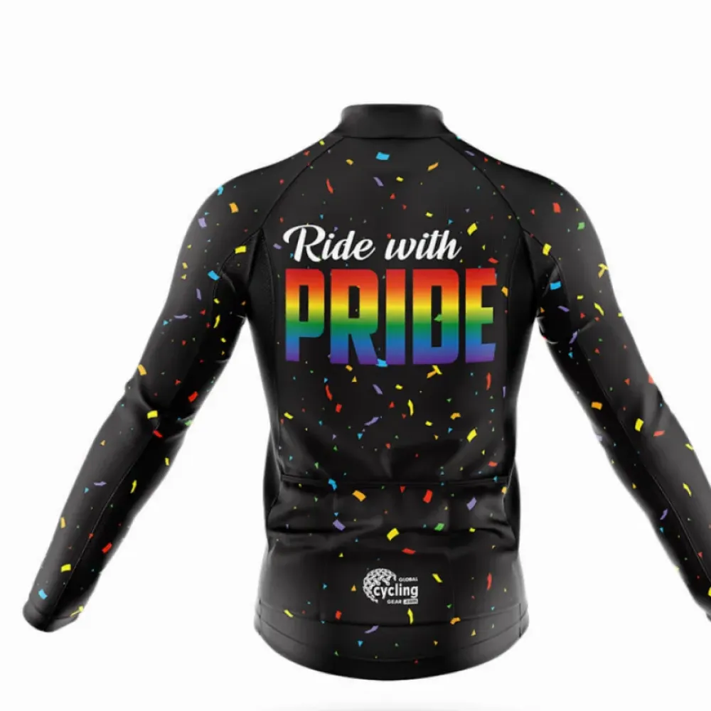 Cycling Kit Pride Rainbow Black/Purple/White