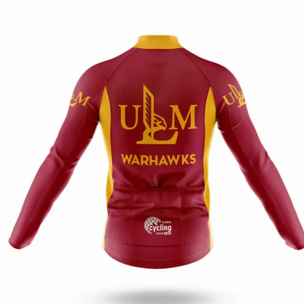 Louisiana Monroe Cycling Jersey Warhawks Maroon/Gold/Red