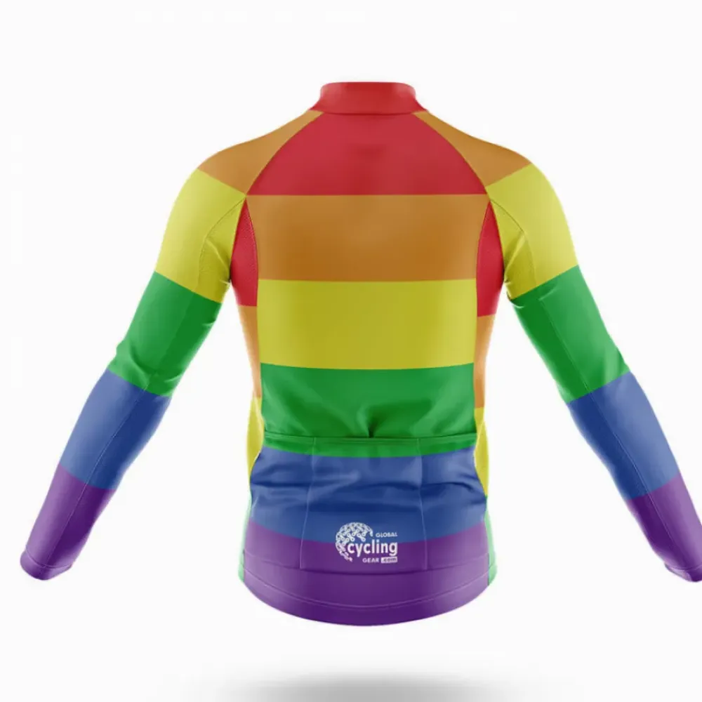 Classic Pride Flag Cycling Bibs Pride Green/Yellow/Black