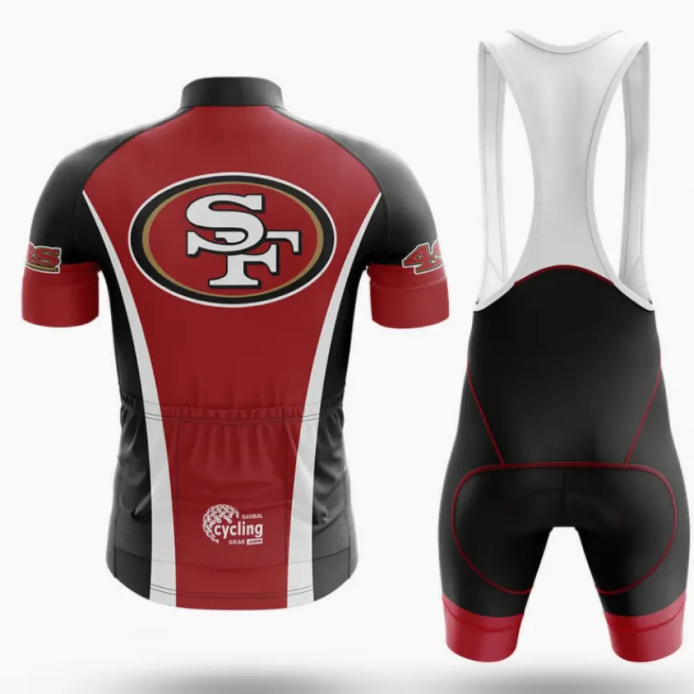 San Francisco 49ers Cycling Jersey Faithful Red/Black/White