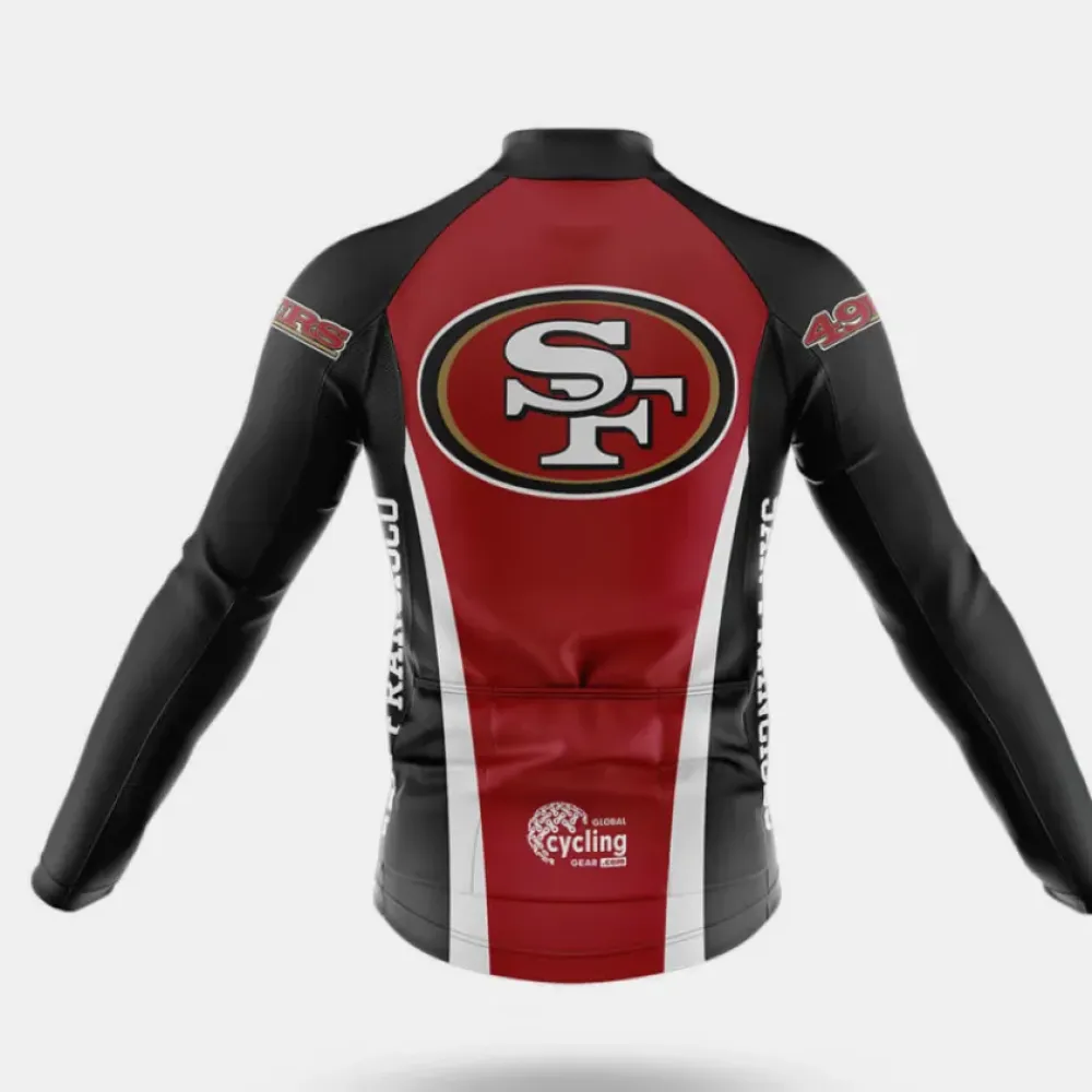 San Francisco 49ers Cycling Jersey Faithful Red/Black/White