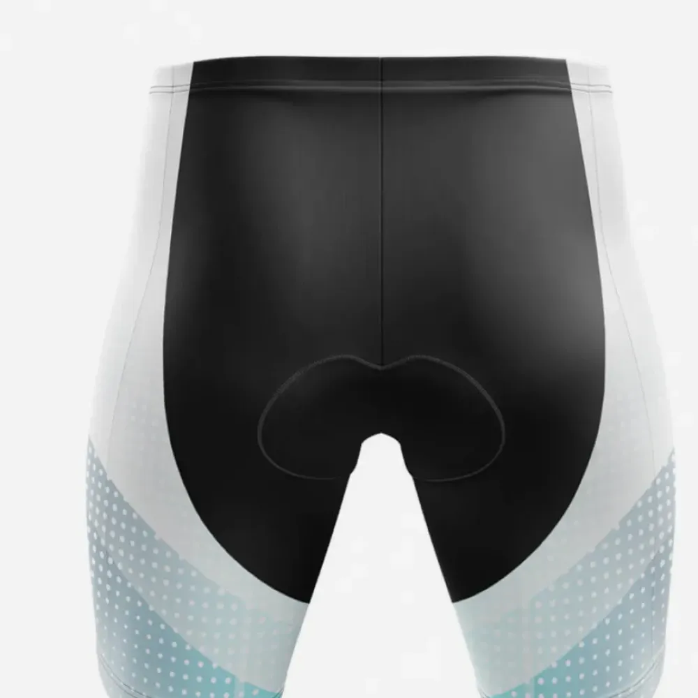 Retirement Plan White Women's Cycling Shorts Breathable Black/White/Grey