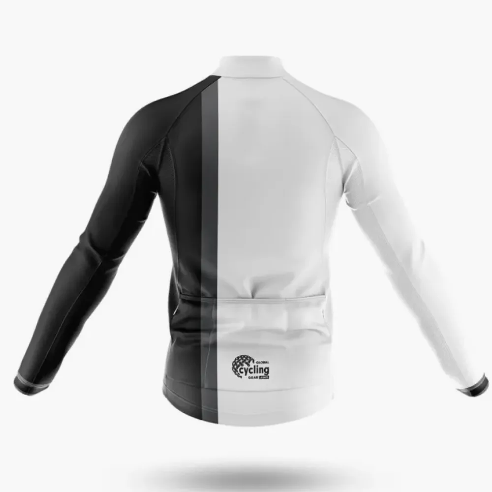 November Cycling Jersey Modern White/Black/Grey