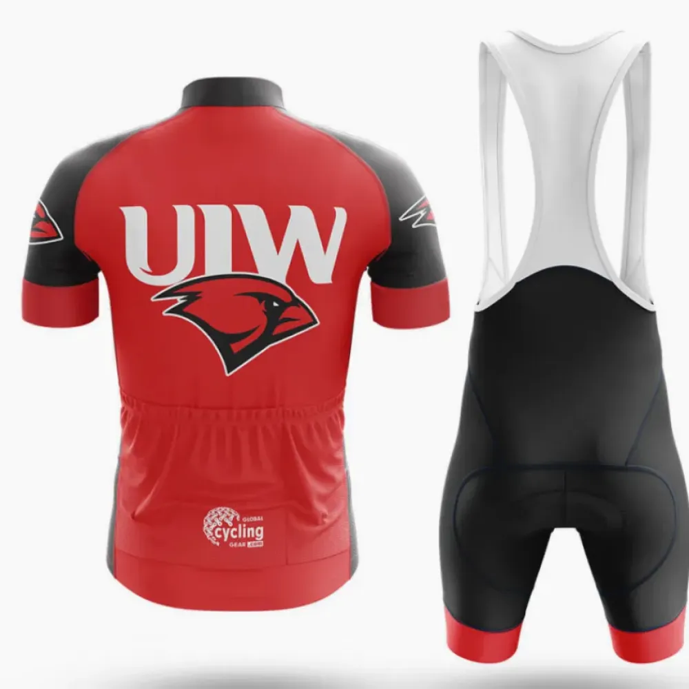 Incarnate Word Long Sleeve Cycling Jersey Red/Black/White