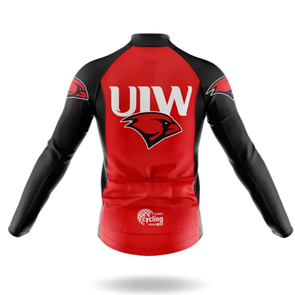 Incarnate Word Long Sleeve Cycling Jersey Red/Black/White