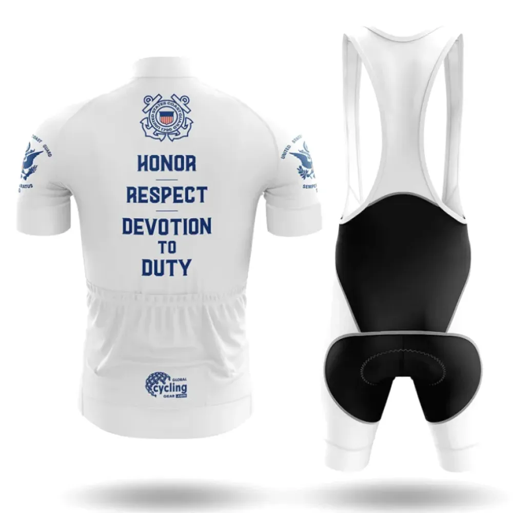 Coast Guard Cycling Kit Full Set Red/White/Blue