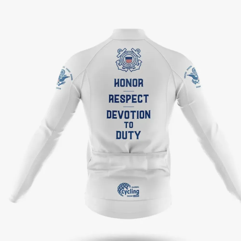 Coast Guard Cycling Kit Full Set Red/White/Blue