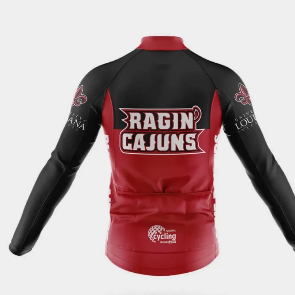 Louisiana Lafayette Cycling Kit Full Set Red/Black/White