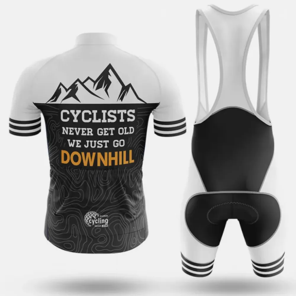 Cycling Kit Never Get Old White/Black/Grey