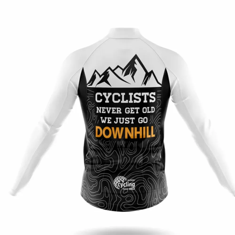 Cycling Kit Never Get Old White/Black/Grey