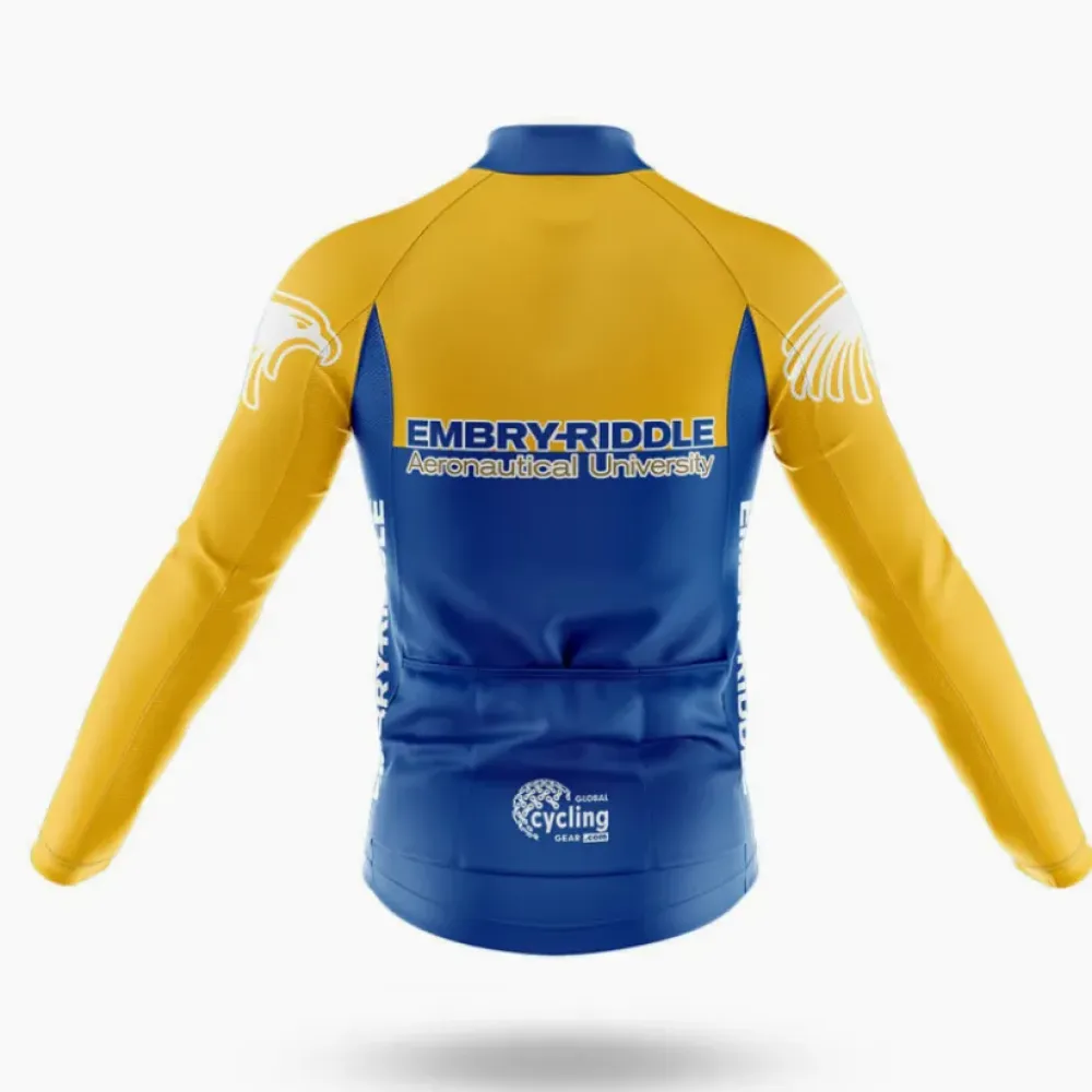 Embry-Riddle Cycling Jersey Aeronautical Blue/Yellow/Gold