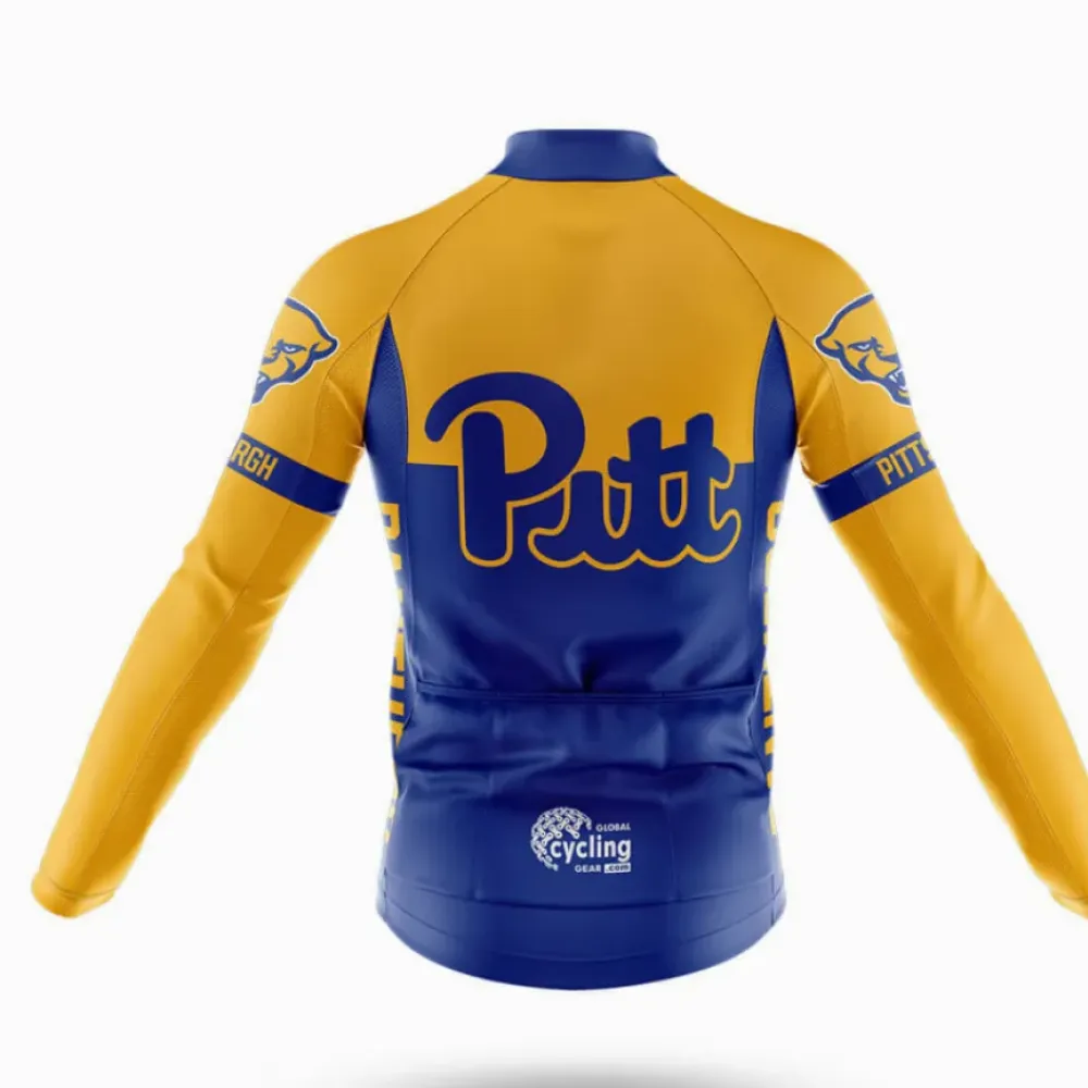 Pittsburgh Cycling Jersey University Navy/Yellow/Gold