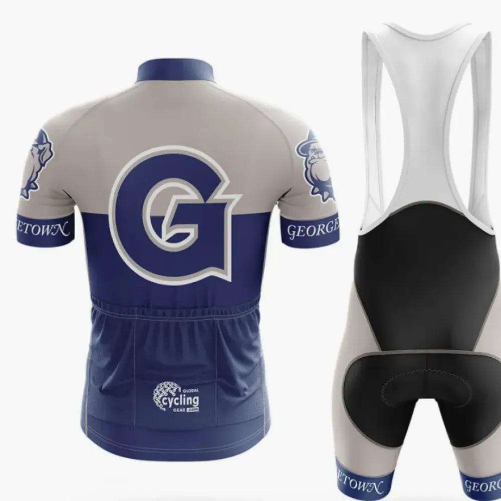 Georgetown University Cycling Jersey Ver.2 Navy/Grey/White