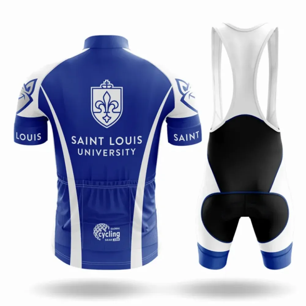 Saint Louis University Cycling Jersey Blue/White/Grey