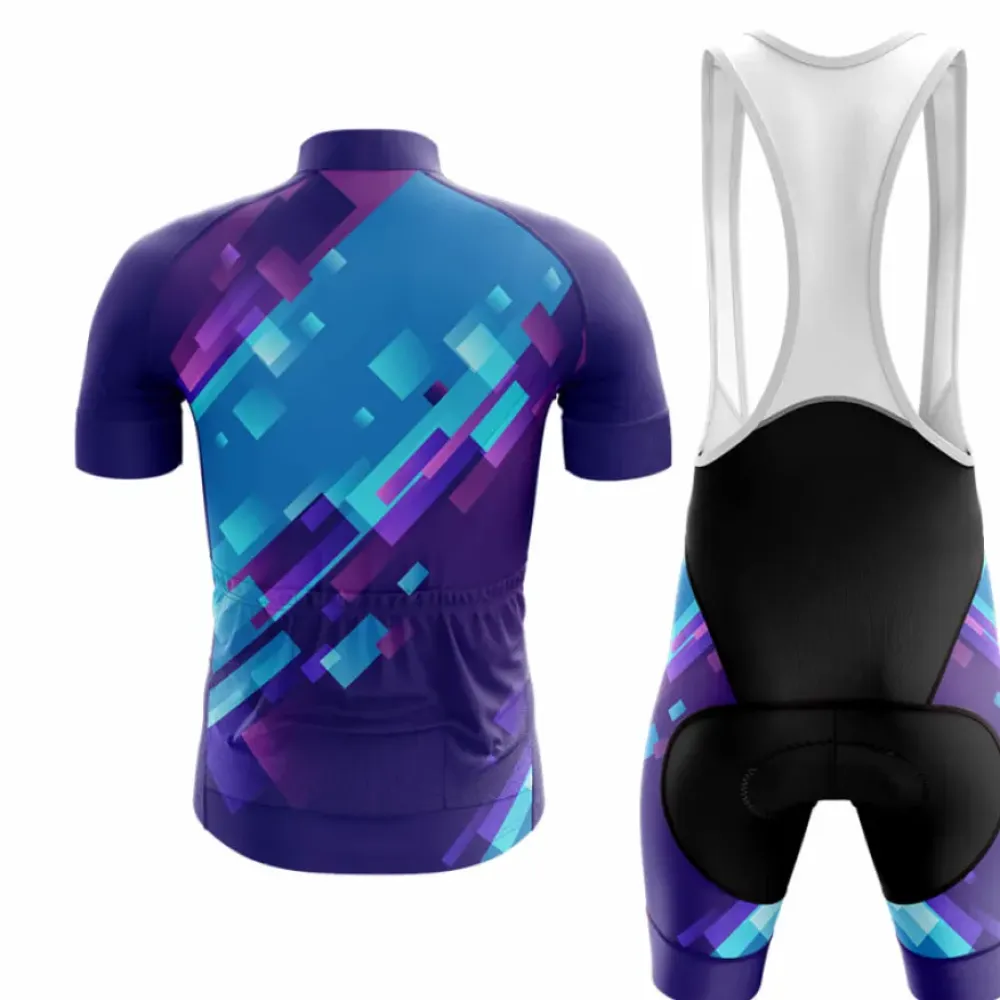 Solution Pollution Cycling Jersey Purple/Blue/Purple