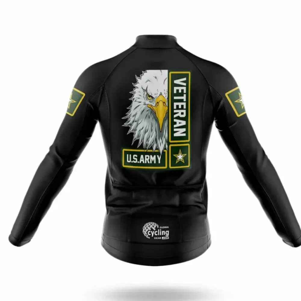 US Army Eagle Cycling Jersey Black/Gold/White