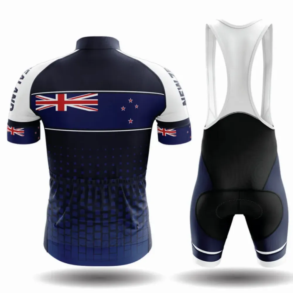 New Zealand S1 Cycling Jersey Navy/White/Blue