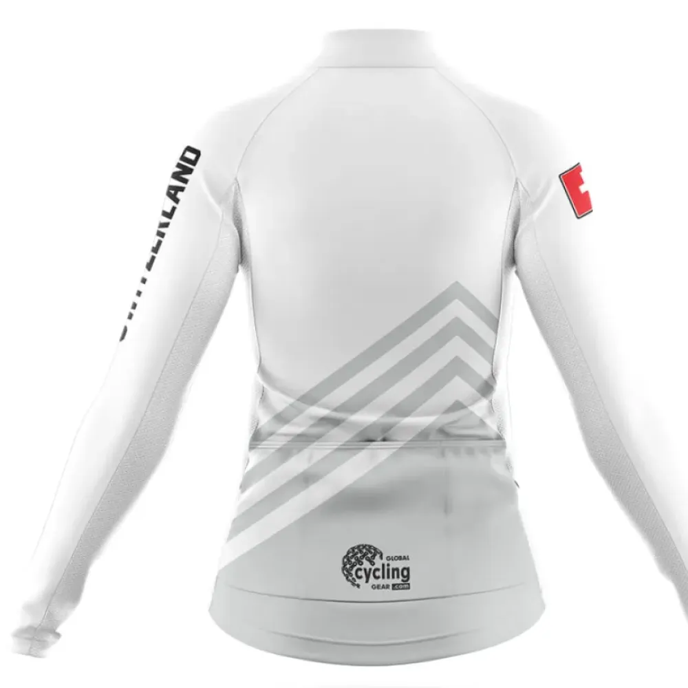Switzerland S5 White Cycling Shorts