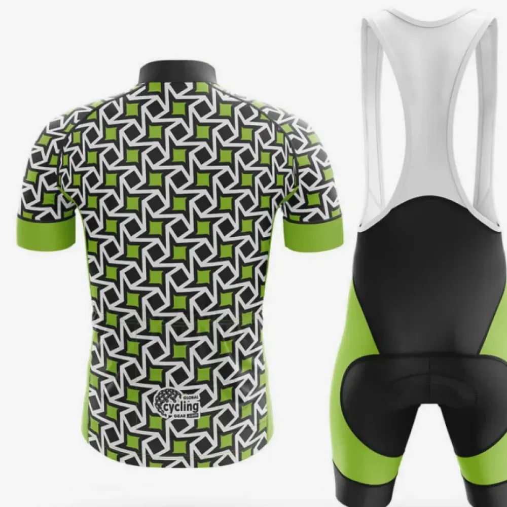 Tiny Pattern Cycling Kit Green/Black/Lime