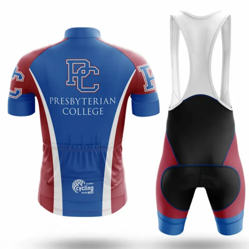 Presbyterian College Cycling Kit Full Set Blue/Red/White