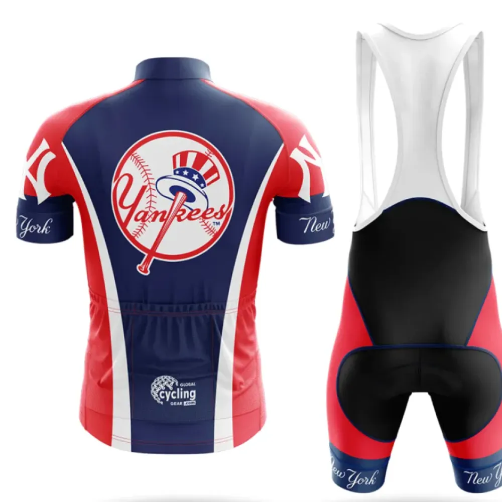 New York Yankees Cycling Kit Full Set Navy/Red/White
