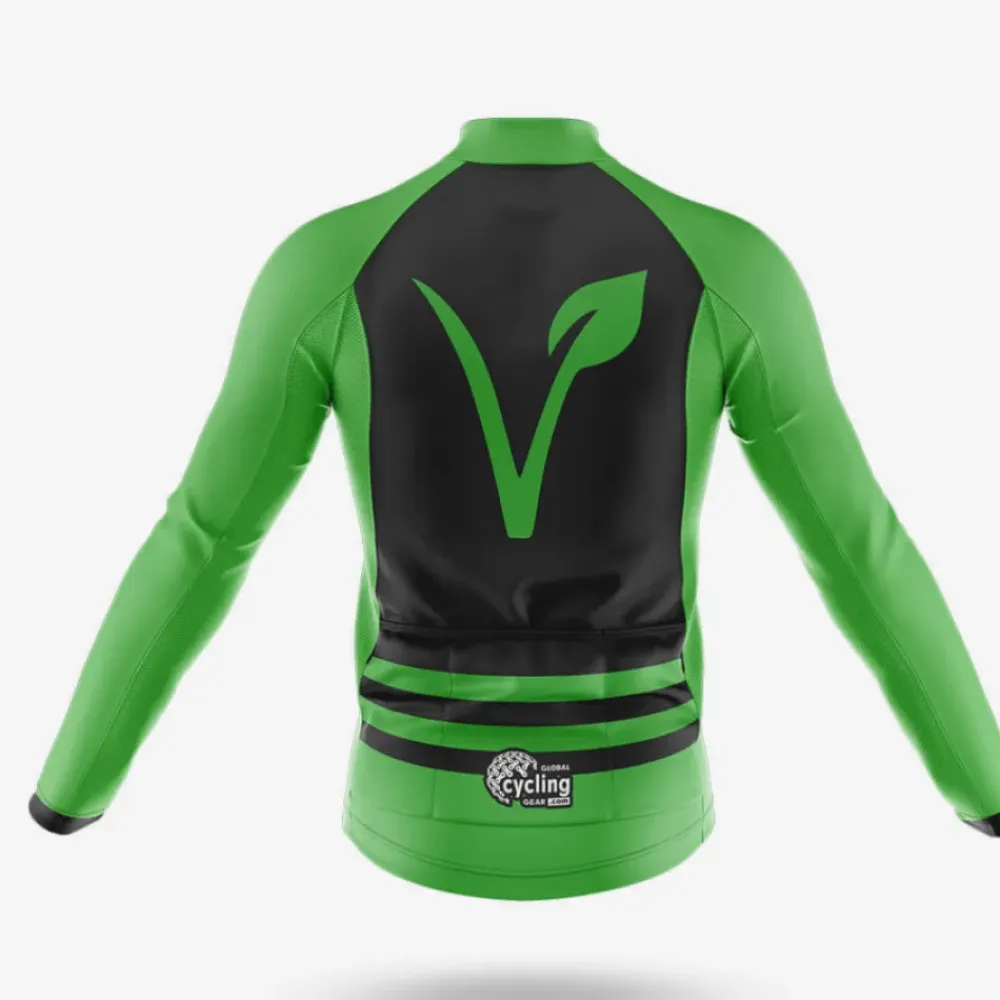 Vegan Jersey Eco-Friendly Green/Black/Green