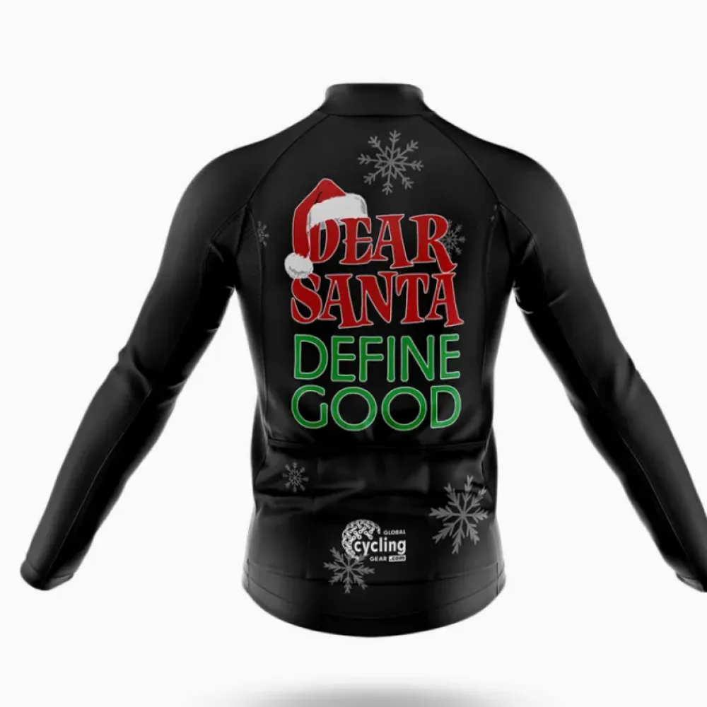 Cycling Kit Dear Santa Black/Red/Green