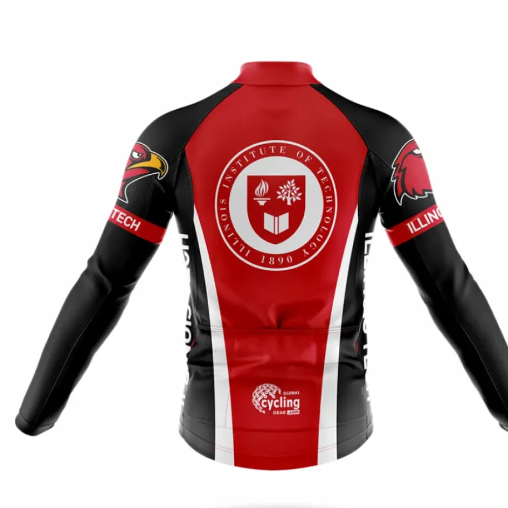 Illinois Institute of Technology Cycling Bibs Illinois Tech Black/Red/White